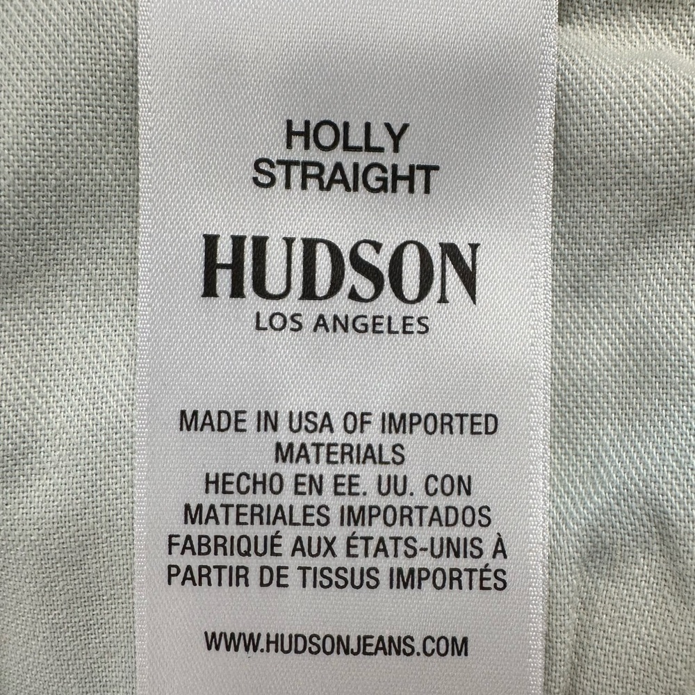 NWOT Hudson Holly Straight High Rise Paint Splatter Distressed Jeans Never Ever - Picture 4 of 13